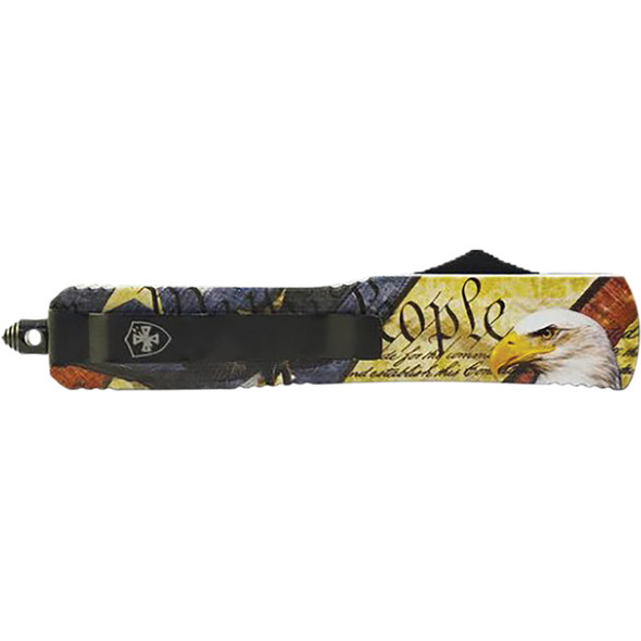 GenII Small Premium Alloy Eagle Tanto Serrated 440C Black S-EG-53-1
