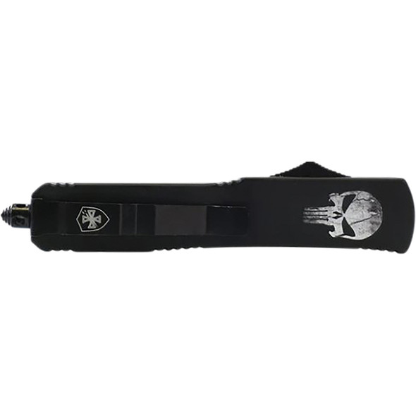 GenII Small Premium Alloy Fallen Dagger Serrated 440C Silver S-FL-43-2