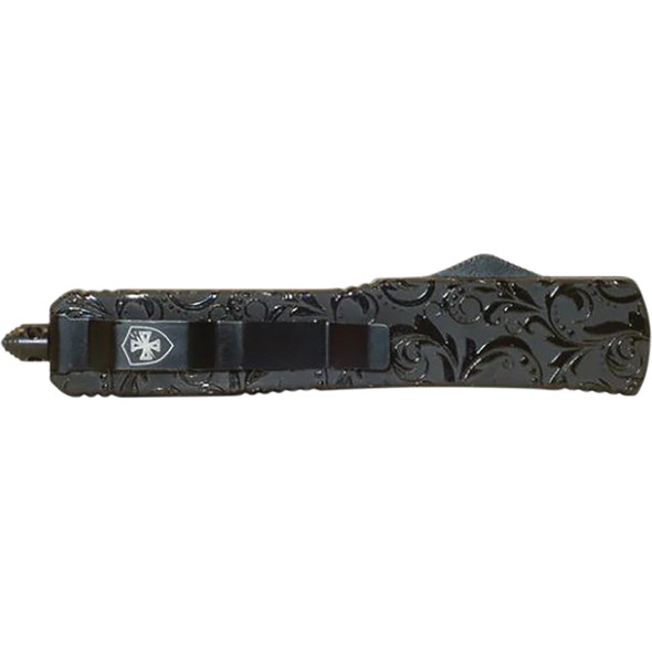 GenII Small Premium Alloy Maiden Gloss Tanto Serrated 440C Silver S-MDG-53-2