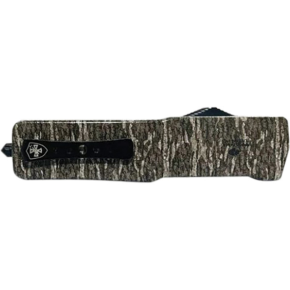 Small Premium Aluminum Lightweight Mossy Oak Bottomland Dagger Serrated Black D2 SA-MOB-42-1