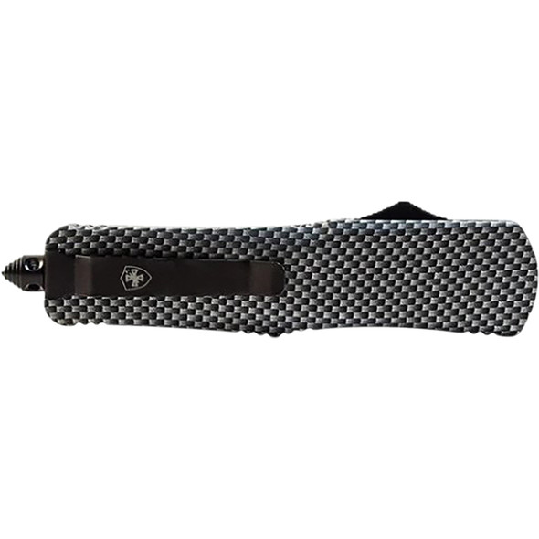 GenII Small Premium Alloy Carbon Fiber Dip Dagger 440C Black S-CF-13-1