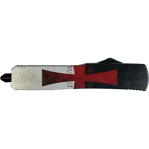 GenII Slim Premium Alloy Templar Flag Tanto 440C Black M-TK-23-1