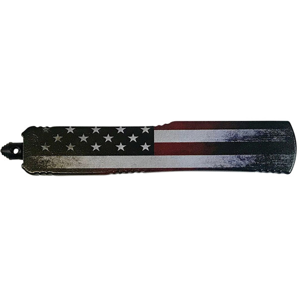 GenII Slim Premium Alloy US Flag Dagger 440C Black M-US-13-1