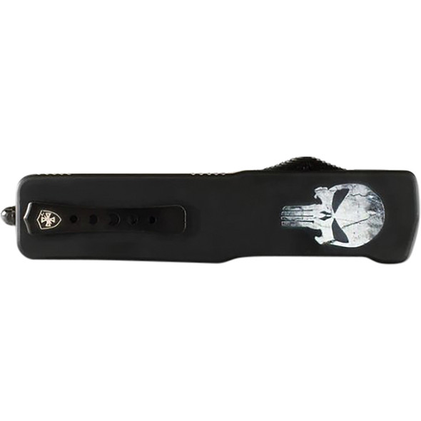 Small Premium Aluminum Lightweight Fallen Tanto Serrated Black D2 SA-FL-52-1