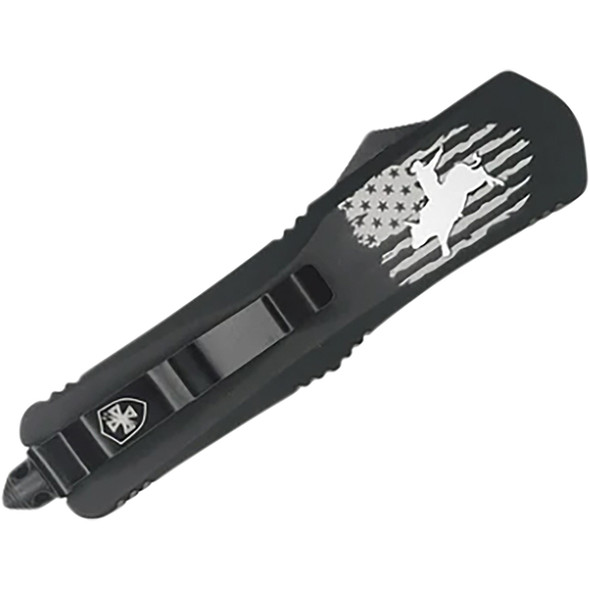 GenII Slim Premium Alloy Eight Seconds Dagger  440C Black M-ESC-13-1