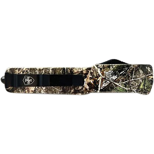 Large Premium Alloy Weighted Mossy Oak Obsession Tanto Serrated Black D2 LZ-MOO-52-1