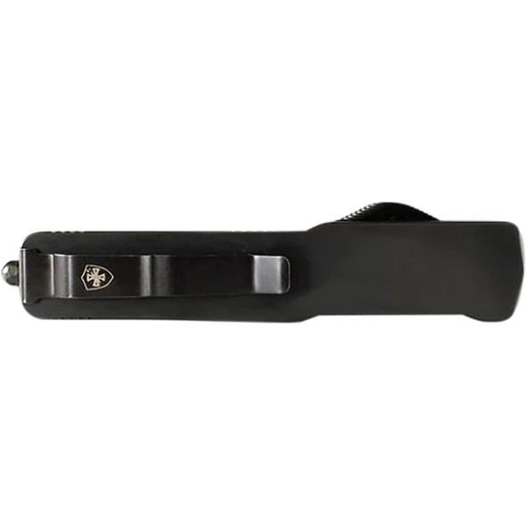 Slim Premium Aluminum Lightweight Black Rubber Drop Serrated Black D2 MA-BR-62-1