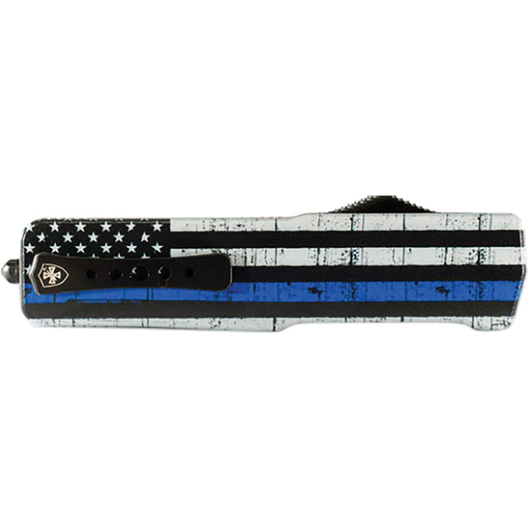 Large Premium Alloy Weighted Back The Blue Drop Serrated Black D2 LZ-BTB-62-1