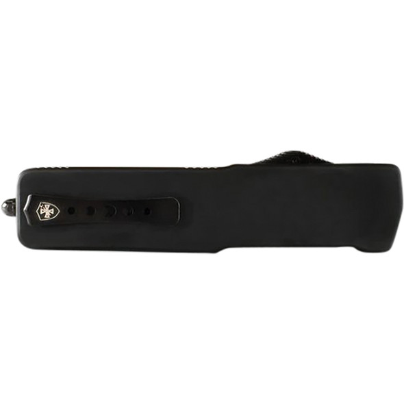 Large Premium Aluminum Lightweight Black Rubber Dagger Black D2 LA-BR-12-1