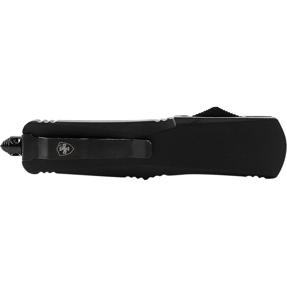 GenII Large Premium Alloy 440C Black Rubber Tanto Serrated 440C Black L-BR-53-1