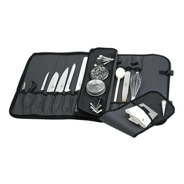 Mercer Cutlery Knife Case, Black, Polyester, 21 in L M30217M