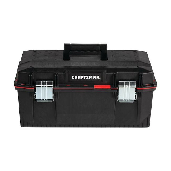 Craftsman Tool Box, Structural Foam, Black, 23 in W x 12 in D x CMST23001