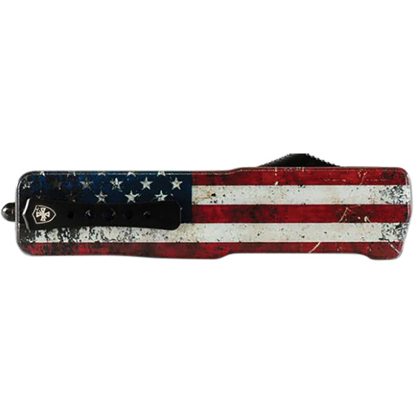 Small Premium Aluminum Lightweight US Dagger Serrated Black D2 SA-US-42-1