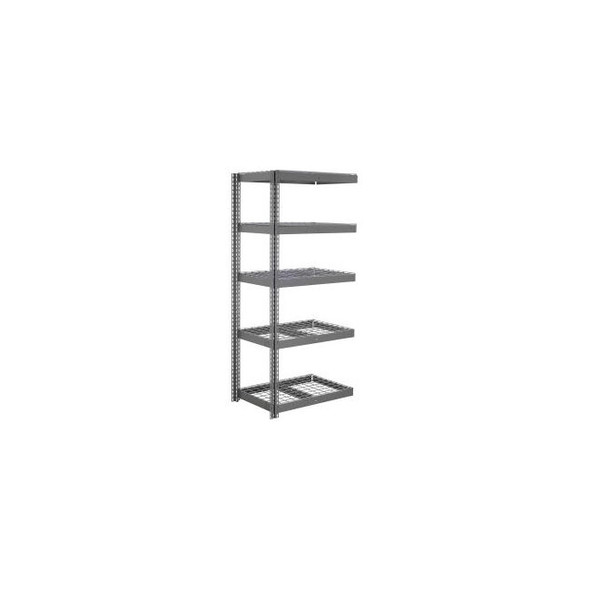 Global Industrial 5 Shelf Heavy Duty Boltless Shelving Add On 60""W x 18""D