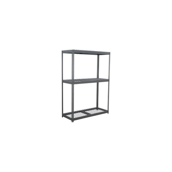 Global Industrial 2 Shelf Heavy Duty Boltless Shelving Starter 60""W x 18""