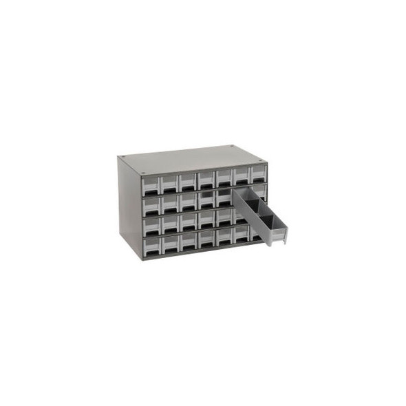 Akro-Mils Steel Small Parts Storage Cabinet 19228 - 17""W x 11""D x 11""H w/ 28