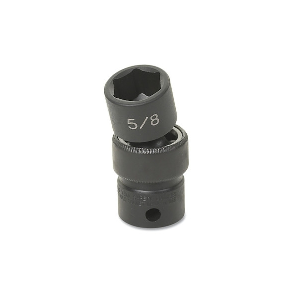 Impact Socket, 3/8 in Drive Size, 19 mm Socket Size, Hex, 6-point, Standard Length, Universal