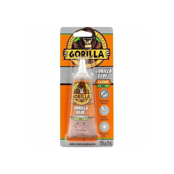 Gorilla Glue Glue, Clear Series, 1.7 fl oz, Bottle 113455