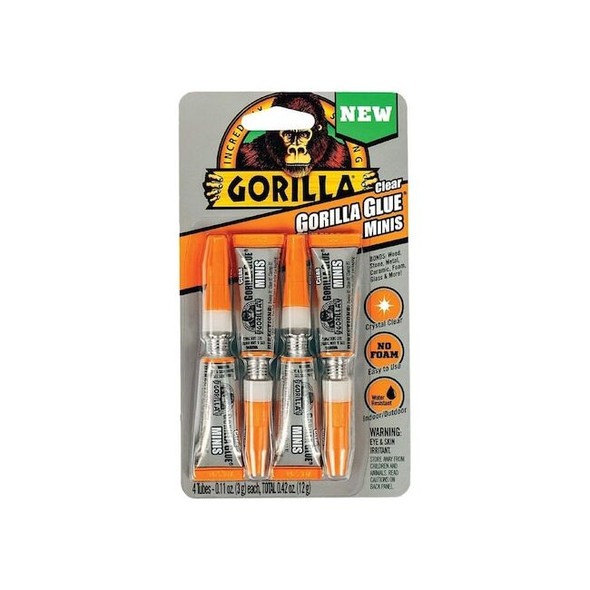 Gorilla Glue Glue, Minis Series, 0.1 fl oz, Tube 4541702