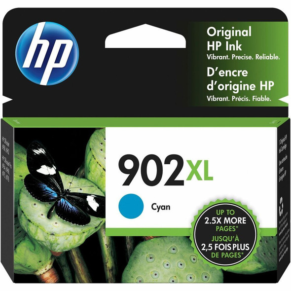 HP 902XL Original High Yield Inkjet Ink Cartridge - Cyan - 1 Each - 750 Pages