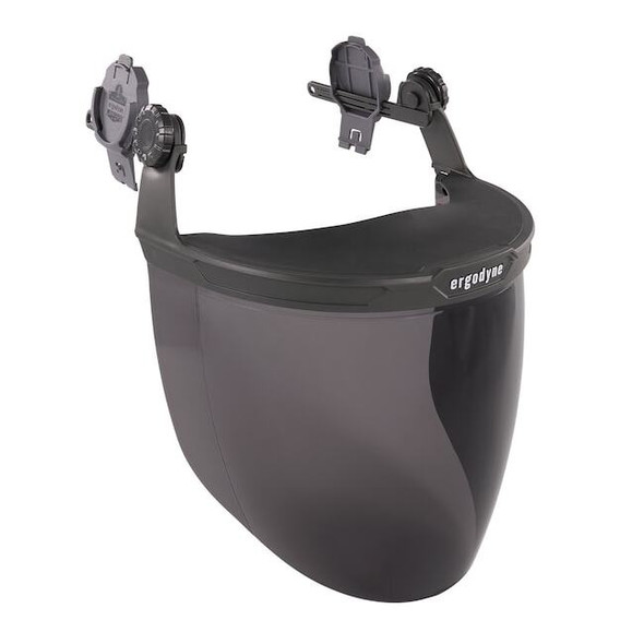 Ergodyne Smoke Lens Gray Hard Hat Face Shield for Cap-Style & Safety Helmet 8994