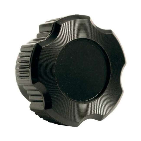 Davies Fluted Knob, 3/8-16 Thread Size, 0.88"L, Blind Tap, HR Phenolic 2870-B
