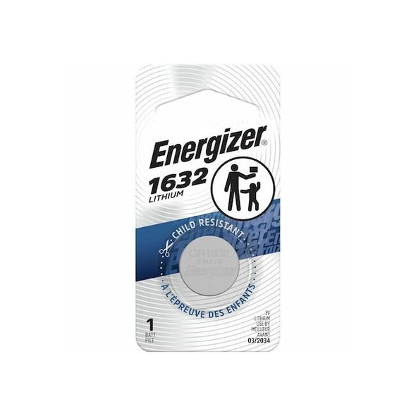 Energizer Coin Cell,1632,3V ECR1632BP