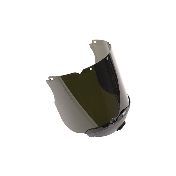 V-Gard® Accessory System Welding/Cutting/Brazing Visor, Shade 5 IR, Green, 8 in x 17.25 in x 0.07 in, Nitrometer