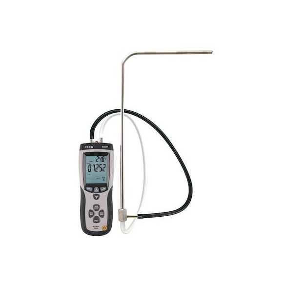 Reed Instruments Pitot Tube Anemometer, 10 psi R3001