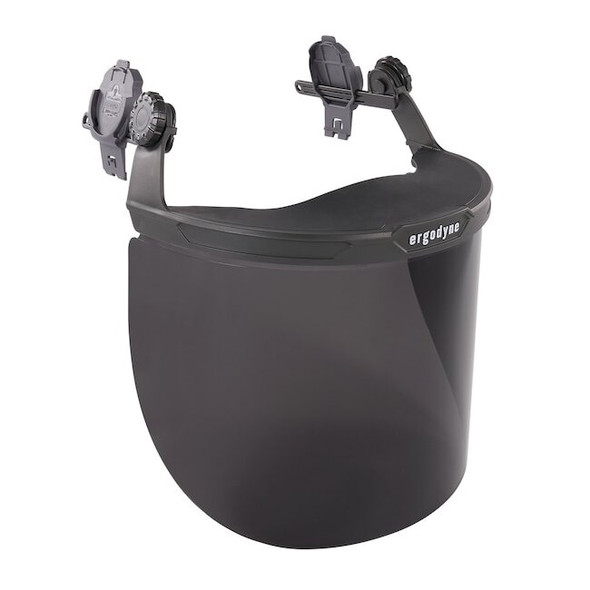 Ergodyne Smoke Lens Gray Hard Hat Face Shield for Full Brim 8995