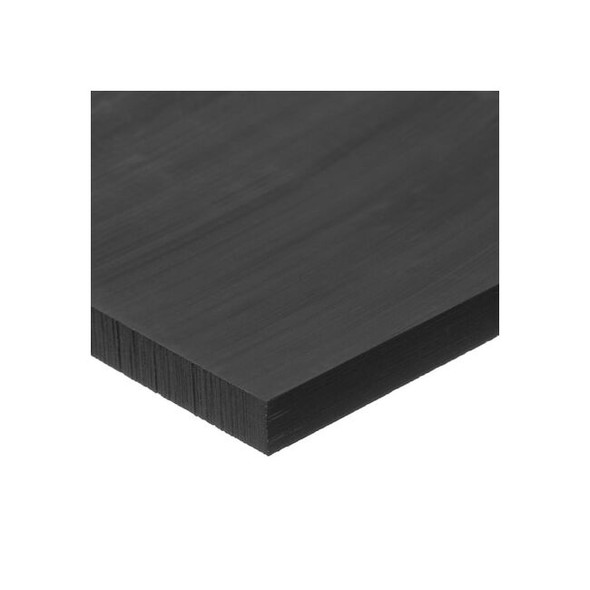 Black HDPE HDPE Bar 48" L x 3/4" W x 3/4" Thick