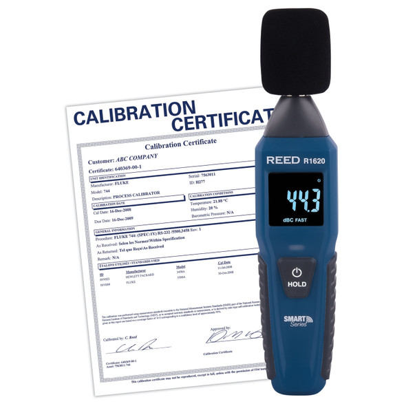 REED Sound Level Meter, Bluetooth Smart Series, includes ISO Certificate