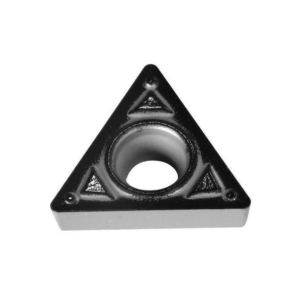 Triangle Turning Insert, Triangle, 3/8 in, TCMT, 0.0156 in, Carbide Pack of 10