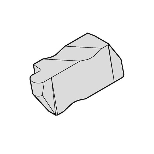 Widia Grooving/Parting Insert,NR,Carbide 3607180 Pack of 5