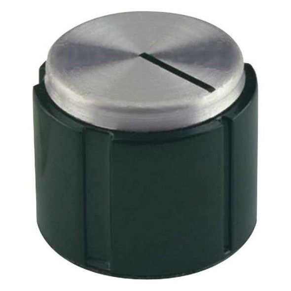 Davies Control Knob, 1/4" Thread Size, Molded Hole Type, 0.69" c'bore 1204AZ