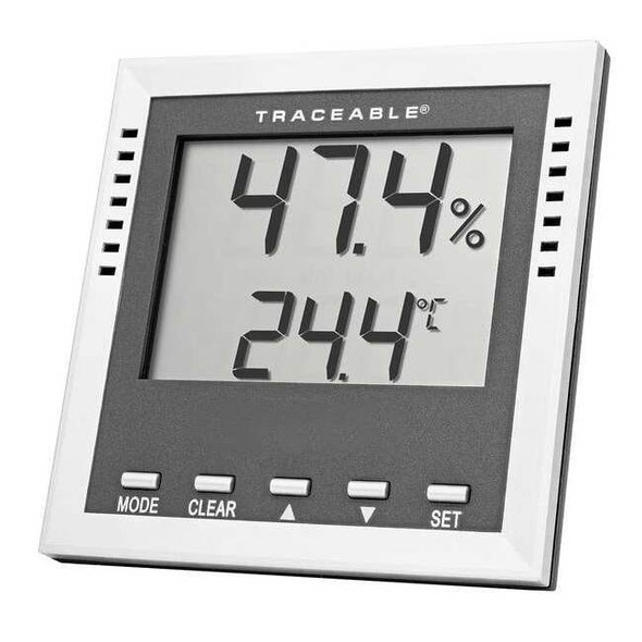 Control Co Digital Hygrometer,Stand 4410