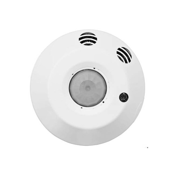 Leviton Ceiling Mount Sensor, 0 to 10V Dimming, White, 500 sq ft, LED AC705-DMW