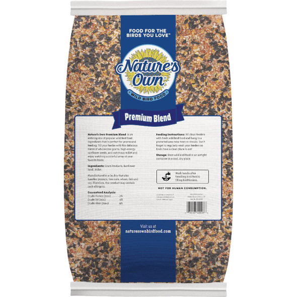 Nature's Own 40 Lb. Premium Blend Wild Bird Food 15282 892302