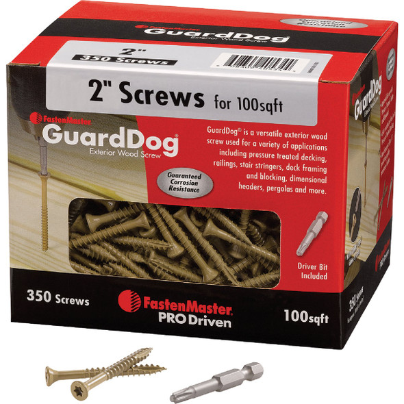 FastenMaster GuardDog 2 In. Deck Screw (350-Count) FMGD002-350 204503