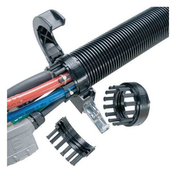 Reiku Comb Jaw,2.750 in.,Black,Polyamide PAKKB-70