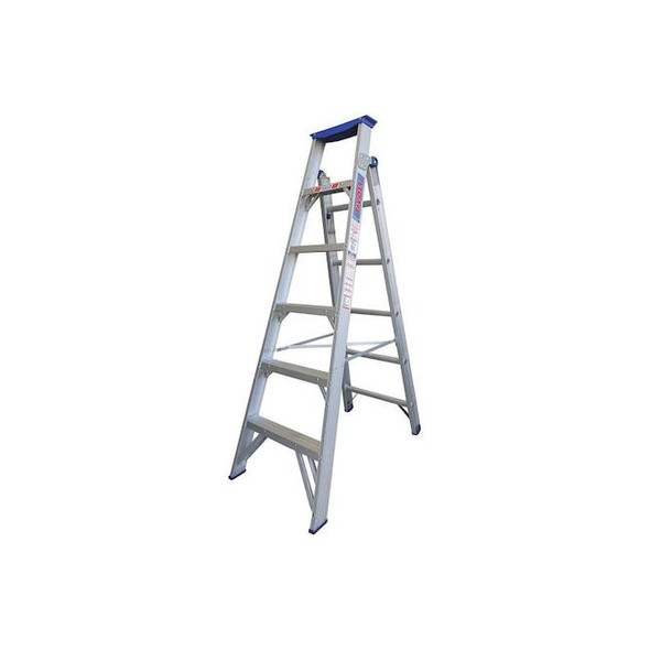 Multipurpose Ladder, Extension Ladder, Stepladder Configuration, 11 ft, Aluminum