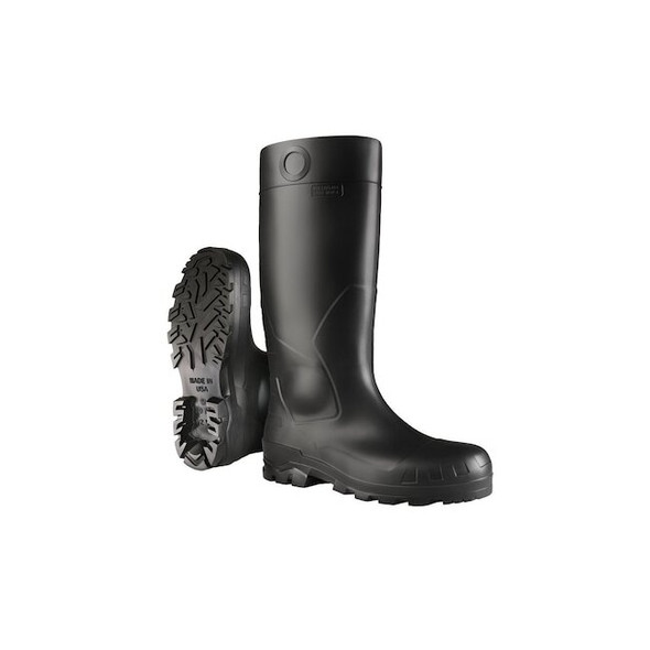 Dunlop Rubber Boot, 13D, Knee, Black, PR 8677700.13