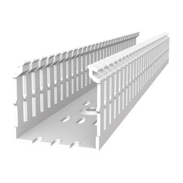 Abb Wiring Duct,Narrow Slot Wall,Wht,6 ft. L TYD1X2NPW6