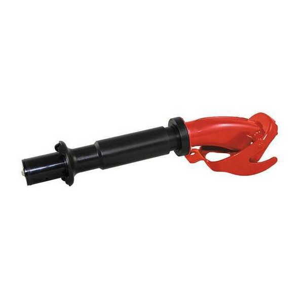 Wavian Rigid Spout, Plastic/Steel, Red, 1 in Dia. JC00SSR