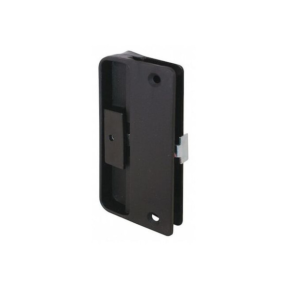 Black Plastic, Screen Door Latch and Pull Mortise Style (Single Pack)
