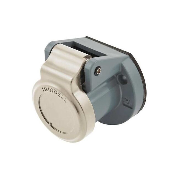 Hubbell Wiring Device-Kellems Single Pole Connector,White,Elastmr HBL15NCW