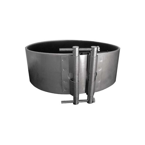 Round Duct Coupler, 14 in Duct Dia, Metal, 24 ga GA, 14 in W, 42" L, 14" H