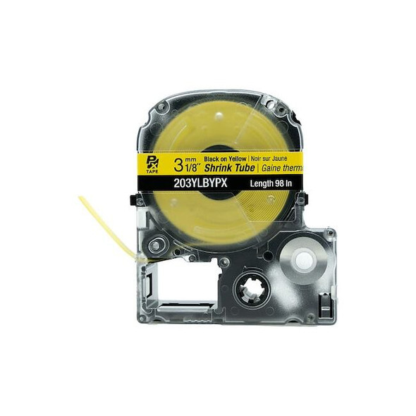 Epson Sleeve Label, Yellow, Polyolefin, 1/8 in W 203YLBYPX
