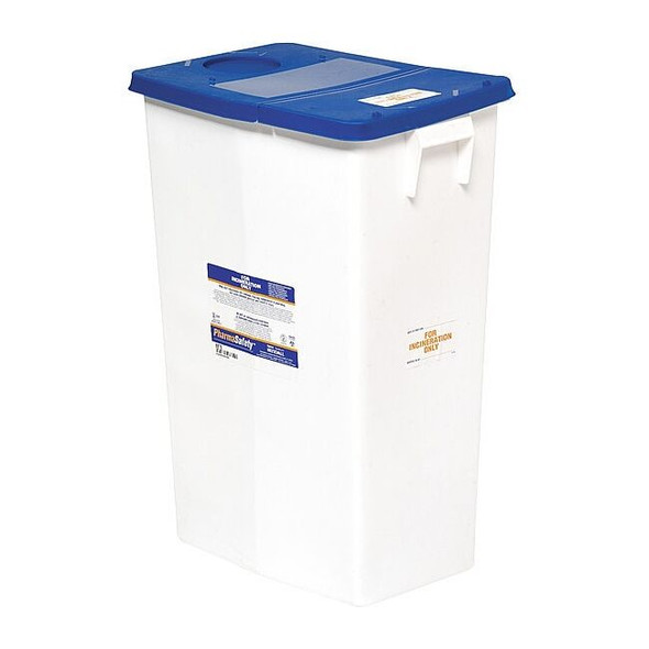 Covidien Sharps Container,18 Gal.,Hinged Lid,PK5 KKPS100870