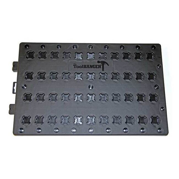Toolhanger Tool Hanger Board,Black,50 lb. Capacity 1001